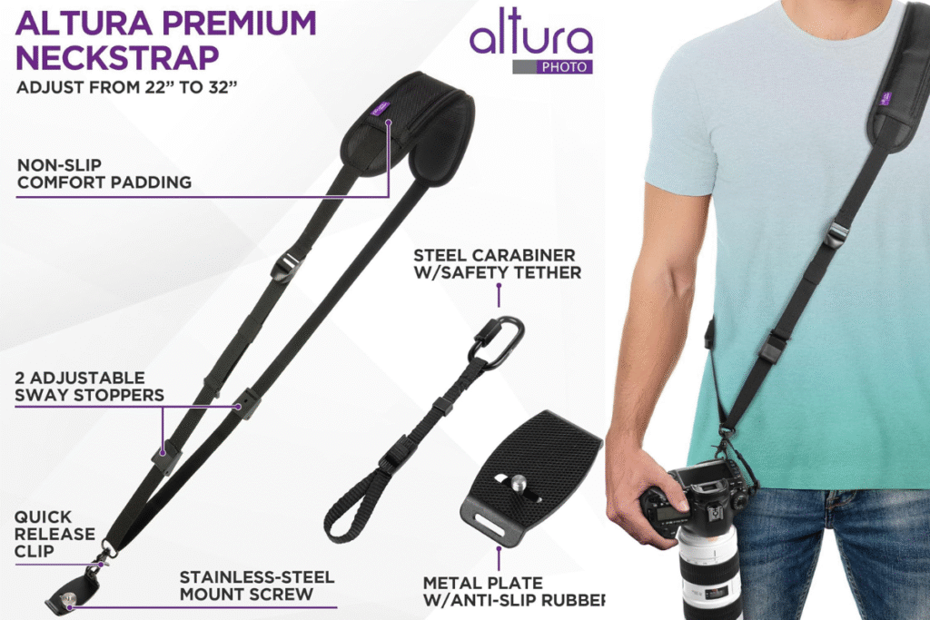Altura Photo Camera Strap with Quick Release