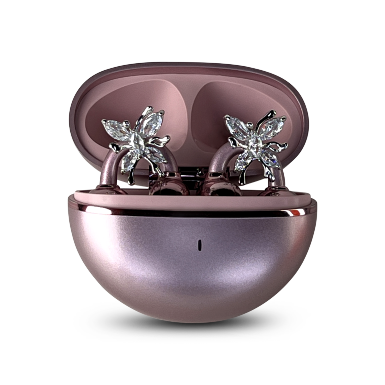 clip 04 gold color with butterfly jewelry