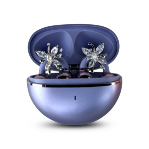 clip 04 purple color with butterfly jewelry